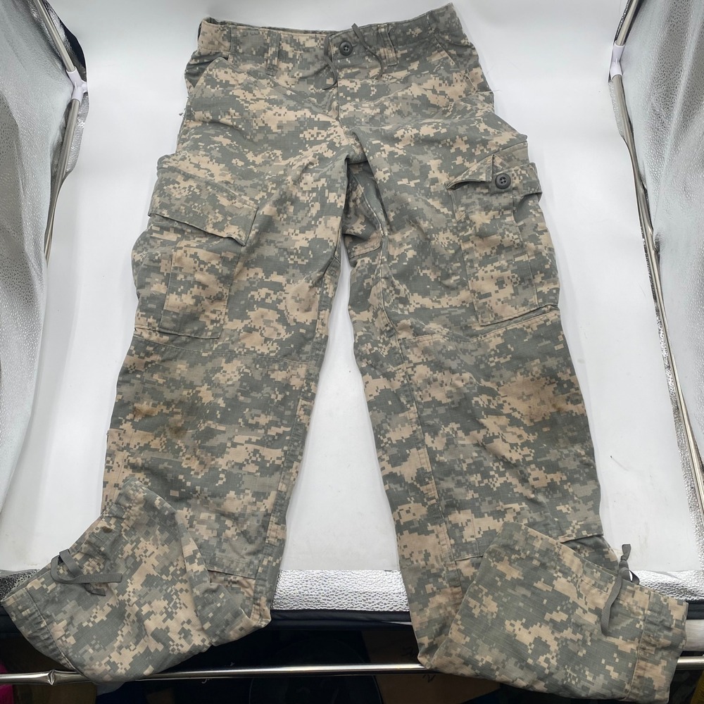 US ARMY ACU Digital Camo Cargo‎ Pants Men Small Long Tactical Military UCP